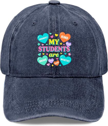 My Students are Kind Strong Valentine Baseball Hat Garde Cap for Men in Saudi Arabia