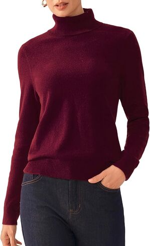 KVSS Women's Cashmere Sweater Turtleneck Long Sleeve Pullover Sweaters for Women Lightweight | Luxury from Inner Mongolia in Saudi Arabia