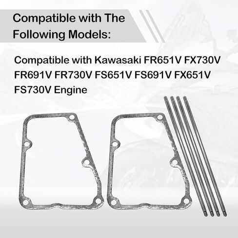 13116-0725 دفع قضبان 11061-1285 غطاء طوقا متوافق مع كاواساكي FR651V FX730V FR691V FR730V FS651V FS691V FX651V FS730V محرك جزازة العشب in Kuwait