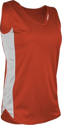 TR980W Women's Athletic Lightweight Single Ply Track Singlet with Side Panels in Saudi Arabia