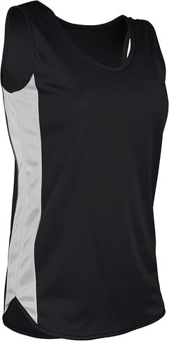 TR980W Women's Athletic Lightweight Single Ply Track Singlet with Side Panels in Saudi Arabia