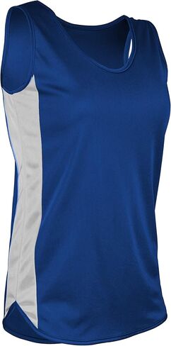 TR980W Women's Athletic Lightweight Single Ply Track Singlet with Side Panels in Saudi Arabia