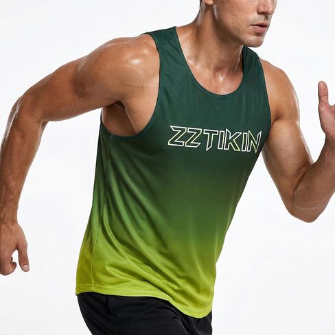 Men's Quick-Dry Tank top, Suitable for Running, Gym Workout, Sports-Type Muscle, Cooling Fabric Sleeveless Shirt in Saudi Arabia