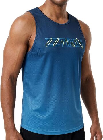 Men's Quick-Dry Tank top, Suitable for Running, Gym Workout, Sports-Type Muscle, Cooling Fabric Sleeveless Shirt in Saudi Arabia
