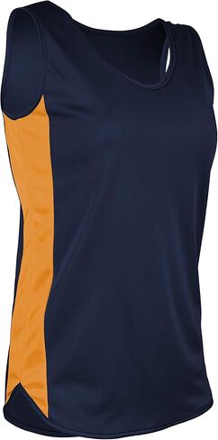 TR980W Women's Athletic Lightweight Single Ply Track Singlet with Side Panels in Saudi Arabia