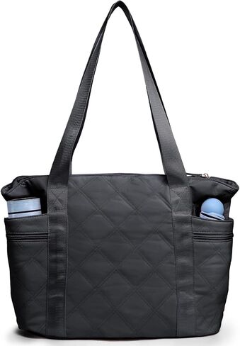 Puffer Tote Bag for Women, Lightweight Puffy Quilted Tote Bag Work Nurse Bag Shoulder Handbag for Travel, Gym in Saudi Arabia
