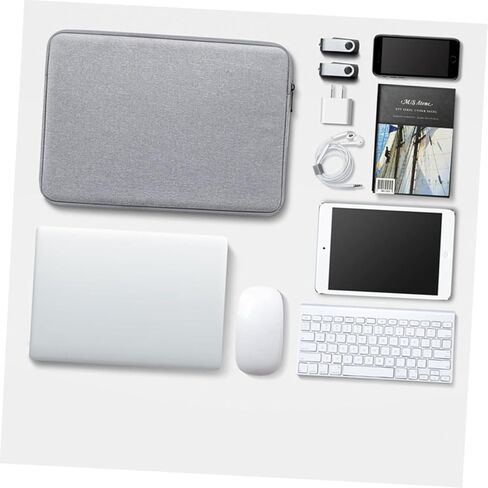 ARTIBETTER Ergonomic Laptop Sleeve Protective Lining Notebook Bag for Travel Home Office Grey in Saudi Arabia