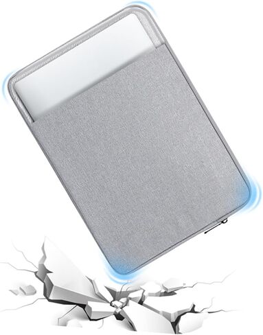 ARTIBETTER Ergonomic Laptop Sleeve Protective Lining Notebook Bag for Travel Home Office Grey in Saudi Arabia