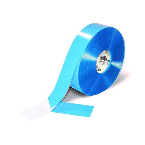 شريط تحديد الأرضيات الشفاف من مايتي لاين، شديد التحمل، قابل للتقشير واللصق، لاصق، جودة صناعية، 2 بوصة، لفة 100 قدم in Kuwait