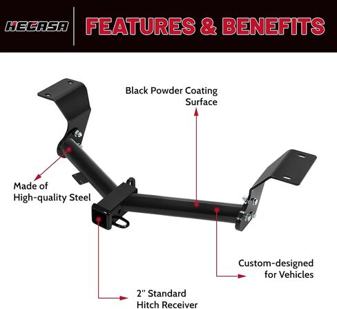 HECASA Class 3 Trailer Hitch Compatible with 2017-2023 Honda CR-V Trailer Tow Hitch 2 Inch Receiver in Saudi Arabia