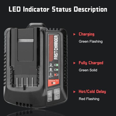 OP401 Charger Replacement for ryobi 40v Charger Lithium-Ion Compatible with Ryobi 40Volt Lithium-Ion Battery Charger for Ryobi OP4026 OP40201 OP4040 OP40401 OP4050 OP4050A OP40501 OP40601 in Kuwait