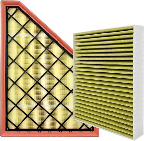 Engine Cabin Air Filters Compatible with 2018-2025 Traverse, 2019-2025 Blazer, 2017-2025 Acadia, 2018-2025 Enclave, 2017-2025 XT5, 2020-2025 XT6 Dust Air Filtration 22743911 A3212C CA12166 CF11966 in Saudi Arabia