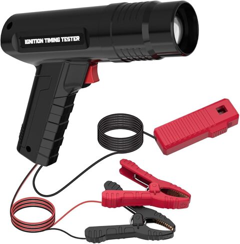 Timing Light 12V Engine Timing Light Automotive Strong Flash Timing Lights Inductive Ignition Timing Light Gun for 2&4 Stroke Petrol Engine for Car Motorcycle with Reverse Polarity&Overload Protection in Saudi Arabia