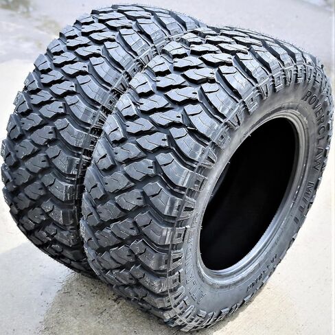 Roverclaw M/T I Mud Off-Road Light Truck Radial Tire-35X12.50R20LT 35X12.50X20 35X12.50-20 125Q نطاق التحميل F LRF 12-Ply RBL أحرف سوداء مرتفعة in Kuwait