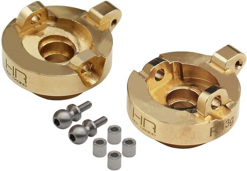Hot Racing AXTF21HAW Brass Front Steering Knuckle AW SCX24 AX24 in Saudi Arabia
