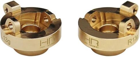 Hot Racing AXTF21HAW Brass Front Steering Knuckle AW SCX24 AX24 in Saudi Arabia
