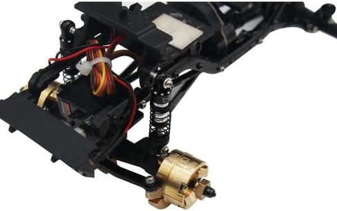 Hot Racing AXTF21HAW Brass Front Steering Knuckle AW SCX24 AX24 in Saudi Arabia