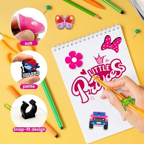 100 جهاز كمبيوتر شخصى لطيف زخرفة قلم رصاص، مقاطع القش القلم كاواي للأطفال، سحر أعلى قلم رصاص لهدايا عيد الميلاد، هدايا حزب الأطفال، مكافأة الفصول الدراسية، الجوائز. السائبة عشوائية مختلفة الكرتون in Kuwait