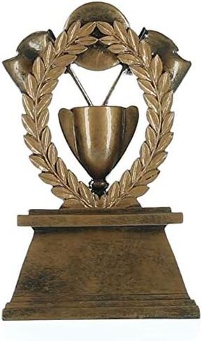 Decade Awards Personalized Racing Trophy - Custom Engraved Checkered Flag Wreath Trophy - Perfect Victory Lap Award for Racing and Motocross - Customize Now (7 Inch) in Saudi Arabia