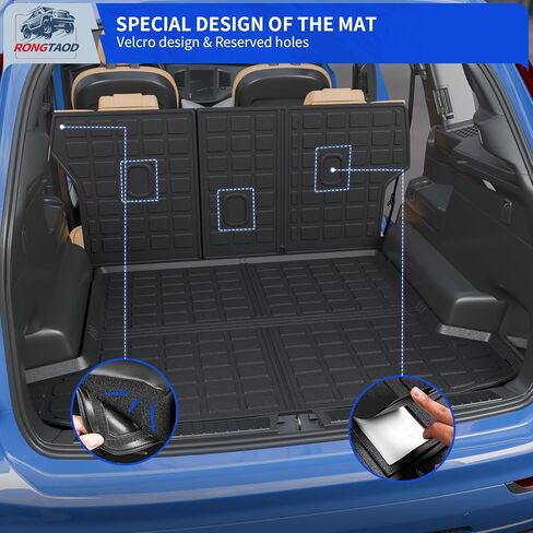 Rongtaod Floor Mats Compatible with 2022 2023 2024 2025 Hyundai Tucson Upgrade Cargo Mat Trunk Mat Cargo Liner Back Seat Cover Protector Tucson Accessories (Backrest Mats+Trunk mat+Floor Mats) in Kuwait