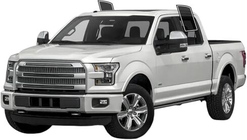 Precut Windows Tint Film Back Cars Sun Blocking Protection Privacy Anti Shatter Glass 2 Ply Computer Cut Any Tint Shade for Ford F150 Crew Cab 2009-2014 in Kuwait