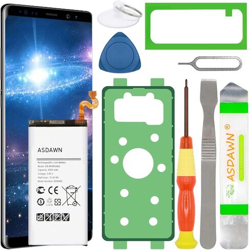 استبدال بطارية ASDAWN Galaxy Note 20 Ultra، بطارية EB-BN985ABY لهاتف Samsung Galaxy Note 20 Ultra 5G SM-N985 N985U/U1/A/T/P/V/R4/W/F مع أجزاء أداة إصلاح + تعليمات التثبيت in Saudi Arabia