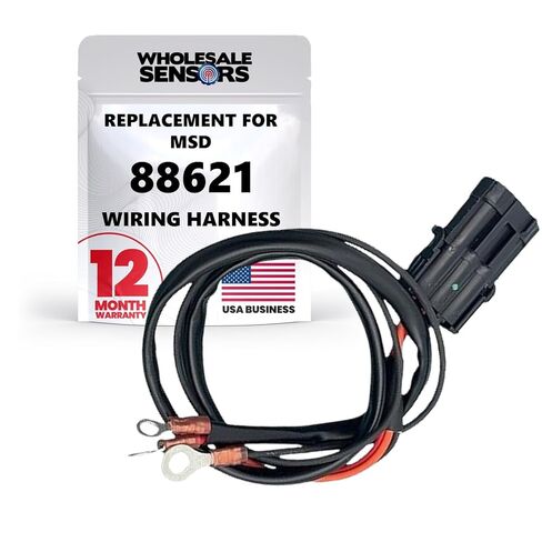 حزام بديل MSD Ignition 88621 ذو 3 دبابيس للموزعين الجاهزين للتشغيل، مصنوع في الولايات المتحدة الأمريكية مع ضمان لمدة 12 شهرًا in Saudi Arabia