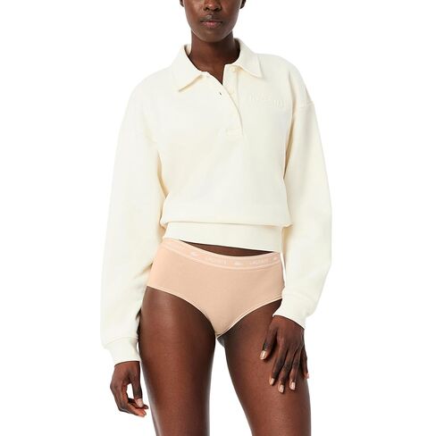 Lacoste Womens Cotton Stretch Logo Waist Shorts in Saudi Arabia