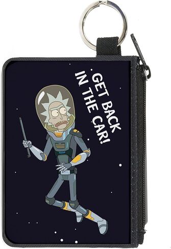 Rick and Morty Wallet, Zip Pouch, Rattlestar Ricklactica Rick Get Back In the Car Scene, Canvas in Saudi Arabia