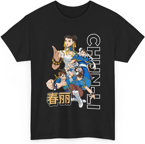 Chun Li Collection Timeline Retro Arcade Games T-Shirt Tee Shirt in Saudi Arabia