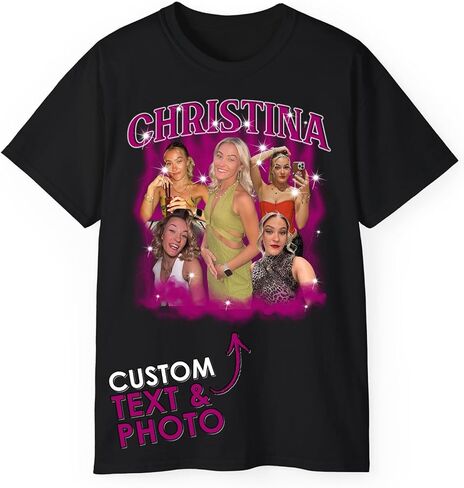 Custom Photo Shirt, Personalized Pictures T-Shirt, Custom Shirt with Face, Custom Graduation Shirt, Mom, Nurse,Teacher Gift in Saudi Arabia