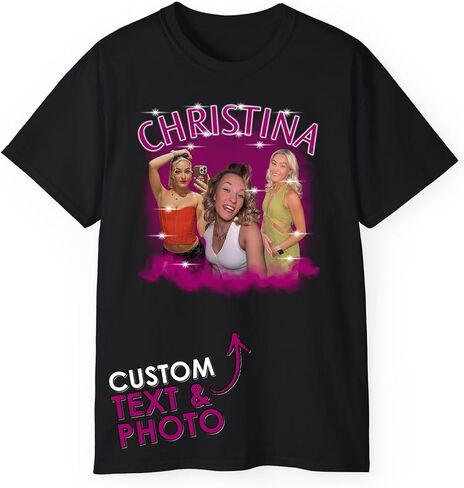 Custom Photo Shirt, Personalized Pictures T-Shirt, Custom Shirt with Face, Custom Graduation Shirt, Mom, Nurse,Teacher Gift in Saudi Arabia