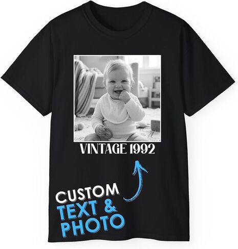 Custom Photo Shirt, Personalized Pictures T-Shirt, Custom Shirt with Face, Custom Graduation Shirt, Mom, Nurse,Teacher Gift in Saudi Arabia