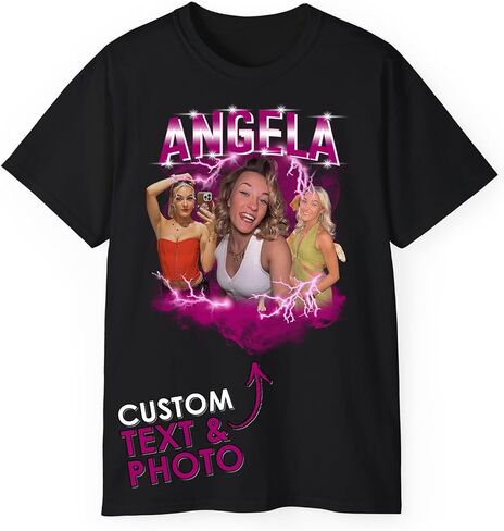 Custom Photo Shirt, Personalized Pictures T-Shirt, Custom Shirt with Face, Custom Graduation Shirt, Mom, Nurse,Teacher Gift in Saudi Arabia