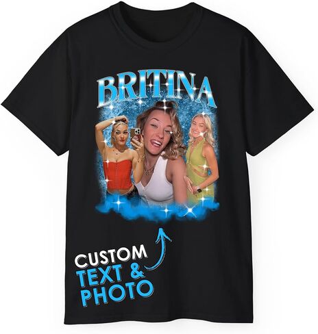 Custom Photo Shirt, Personalized Pictures T-Shirt, Custom Shirt with Face, Custom Graduation Shirt, Mom, Nurse,Teacher Gift in Saudi Arabia