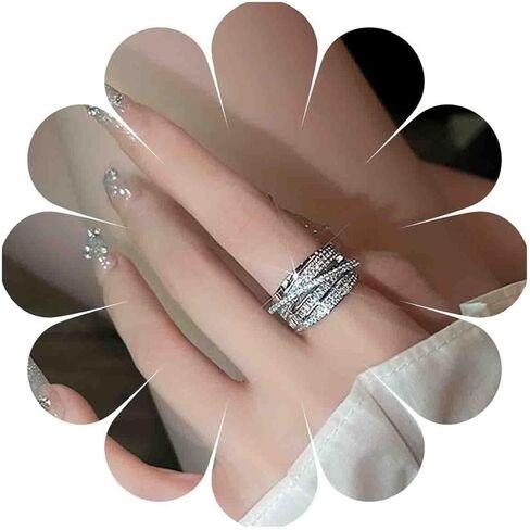 YienDoo Vintage X Criss Cross Ring Silver Wide Index Finger Rings Statement Open Wide Index Finger Ring Chunky Index Finger Rings Costume Jewelry for Women in Saudi Arabia