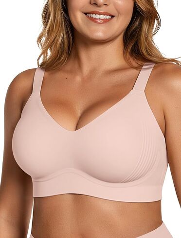 Wireless Bras for Women No Underwire Push Up Seamless Full Coverage Comfort Sports Everyday Bra Regular & Plus Size in Saudi Arabia