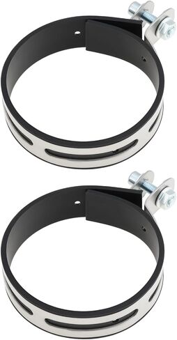 2pcs 100mm Motorcycle Exhaust Muffler Silencer Pipe Hanger Clamp Strap Mount Brackets in Saudi Arabia