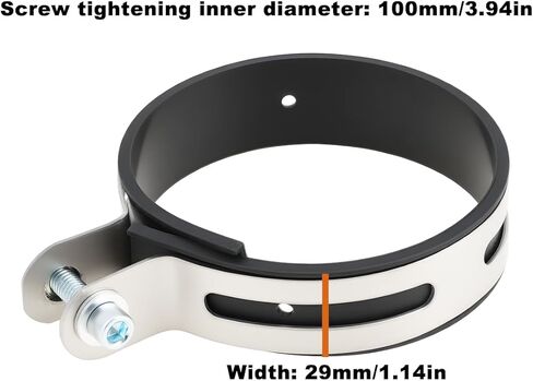 2pcs 100mm Motorcycle Exhaust Muffler Silencer Pipe Hanger Clamp Strap Mount Brackets in Saudi Arabia