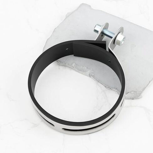 2pcs 100mm Motorcycle Exhaust Muffler Silencer Pipe Hanger Clamp Strap Mount Brackets in Saudi Arabia