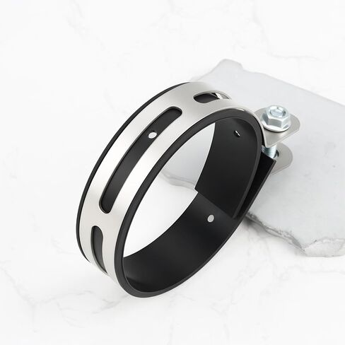 2pcs 100mm Motorcycle Exhaust Muffler Silencer Pipe Hanger Clamp Strap Mount Brackets in Saudi Arabia