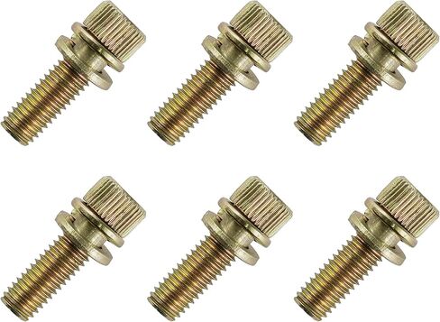 Caltric 6 Exhaust Manifold Bolts Studs Screw compatible with Polaris RZR XP/XP 4 1000 2014-2018 in Saudi Arabia