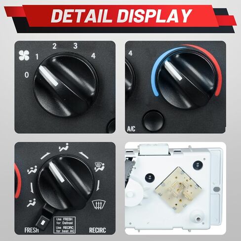 Upgraded AC Heater Climate Control Module Compatible with Mack Ch613 cv713 2001 2002 2003 2004 2005 Replaces 7787-880011 in Saudi Arabia