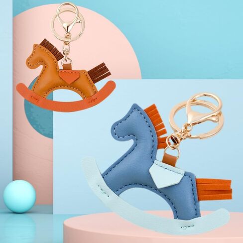 1x Little Horse Keychain Pony Key Ring Car Keys Accessories, Tote Bag Charms, Handbag Pendant Ornament in Saudi Arabia