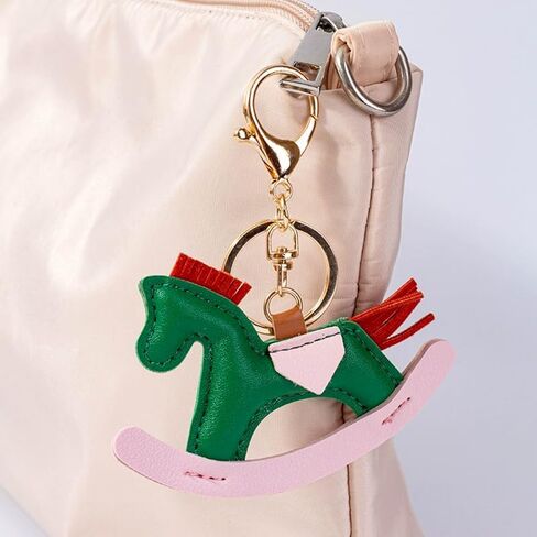 1x Little Horse Keychain Pony Key Ring Car Keys Accessories, Tote Bag Charms, Handbag Pendant Ornament in Saudi Arabia