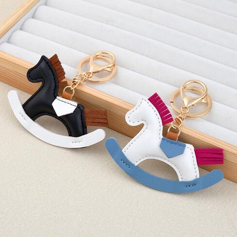 1x Little Horse Keychain Pony Key Ring Car Keys Accessories, Tote Bag Charms, Handbag Pendant Ornament in Saudi Arabia