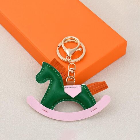 1x Little Horse Keychain Pony Key Ring Car Keys Accessories, Tote Bag Charms, Handbag Pendant Ornament in Saudi Arabia