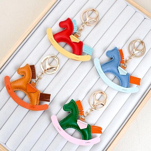 1x Little Horse Keychain Pony Key Ring Car Keys Accessories, Tote Bag Charms, Handbag Pendant Ornament in Saudi Arabia