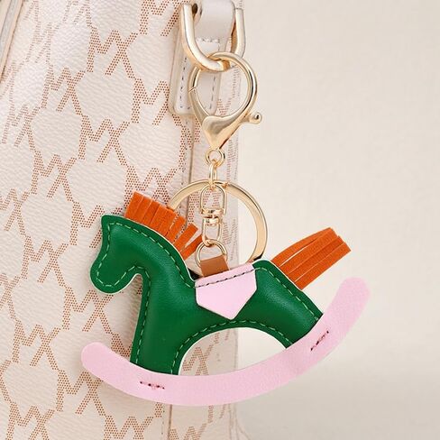1x Little Horse Keychain Pony Key Ring Car Keys Accessories, Tote Bag Charms, Handbag Pendant Ornament in Saudi Arabia