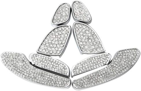 Car Bling Interior Decals Accessories Seat Adjustment Button Bling Accessories for Mercedes Benz C300 Coupe W212 W213 E300 E400 CLS350 CLS450 8pcs/Set (for C300 Coupe E Class CLS 2016-2021) in Saudi Arabia